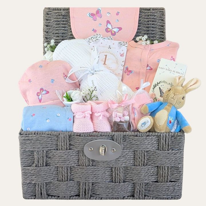 Baby Girl Hampers - Newborn Girl Gift Baskets - Bumbles & Boo