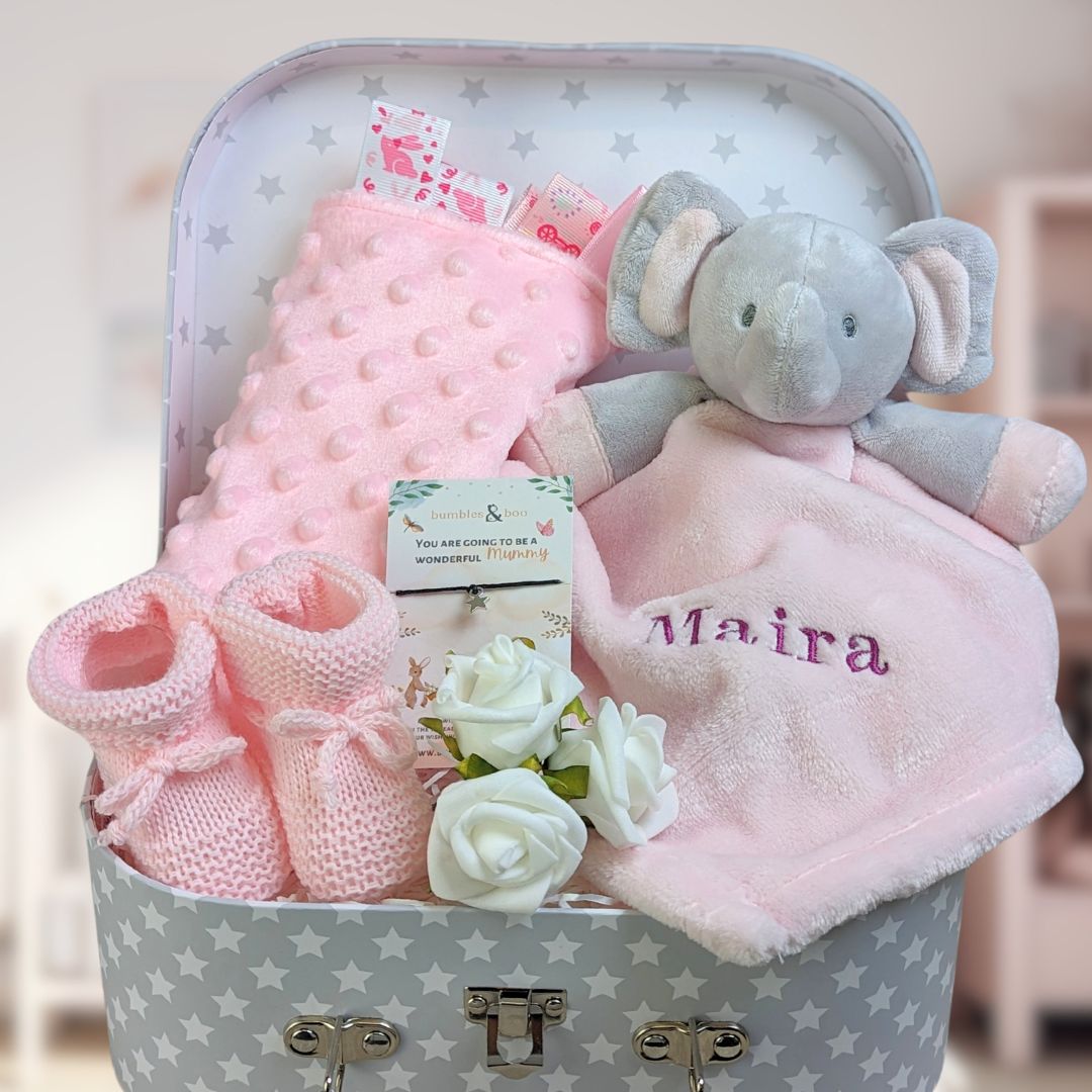 Baby Girl Gifts Hamper Trunk - You'll Be A Wonderful Mummy
