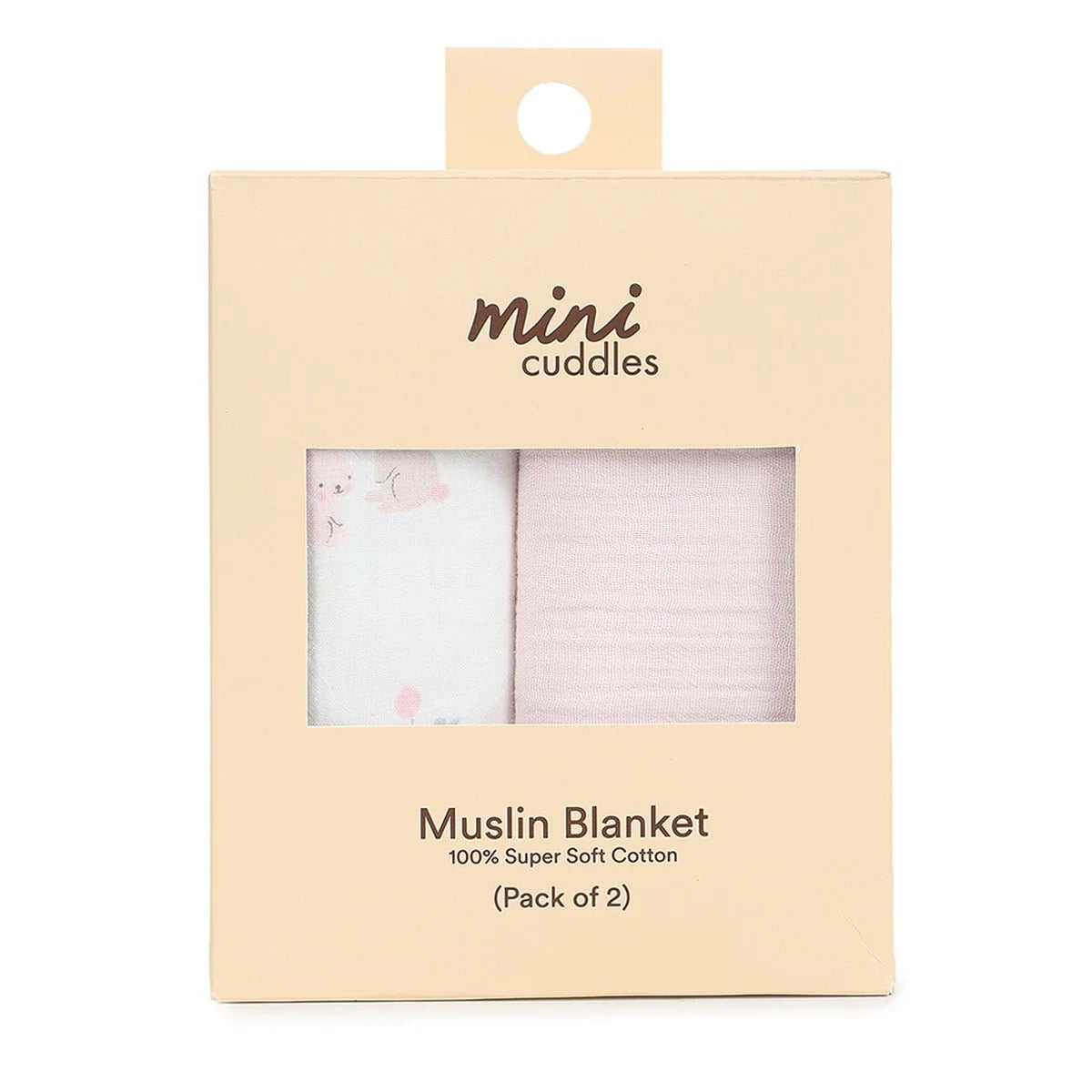 Baby girls cotton muslins ideal for swaddling and nursing