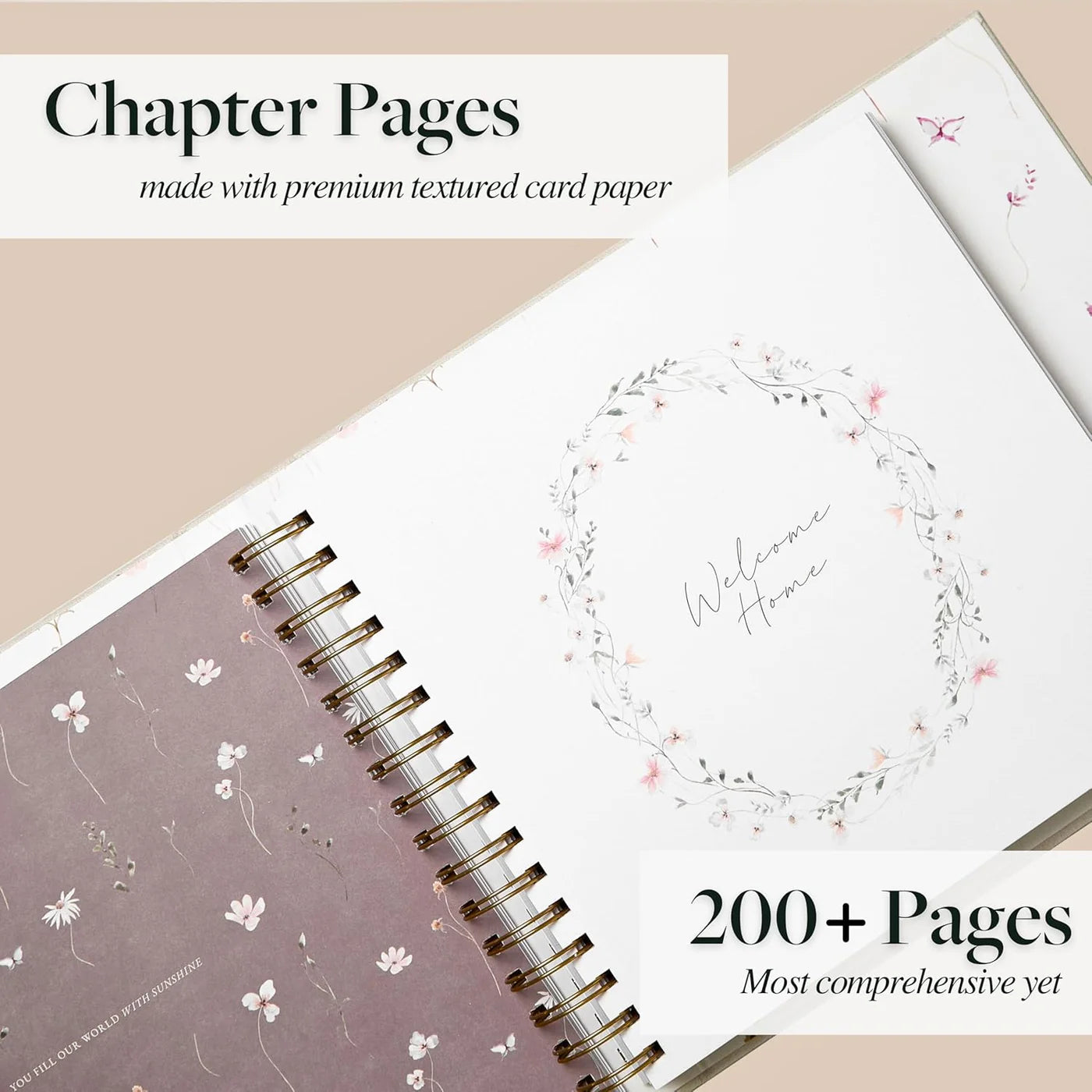 Family Tree Page in Baby Keepsake Book