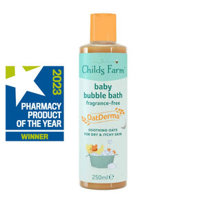 Nourishing, calming and soothing our OatDerma™ Baby Bubble Bath is a gentle fragrance-free formula which helps protect the skin barrier, caring for even the most delicate of skin, particularly dry.