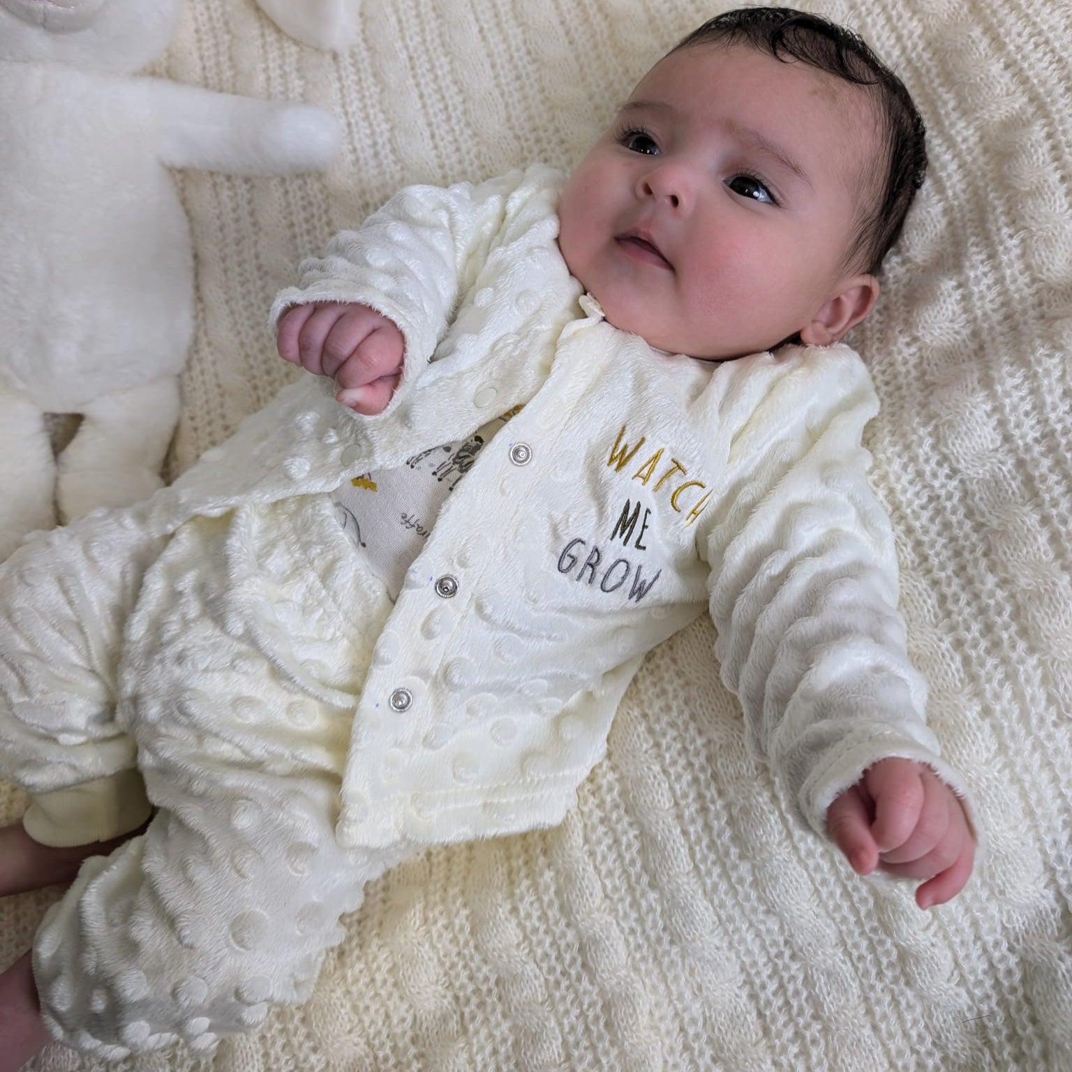 Unisex Baby Clothing Set – Popcorn Safari Watch Me Grow