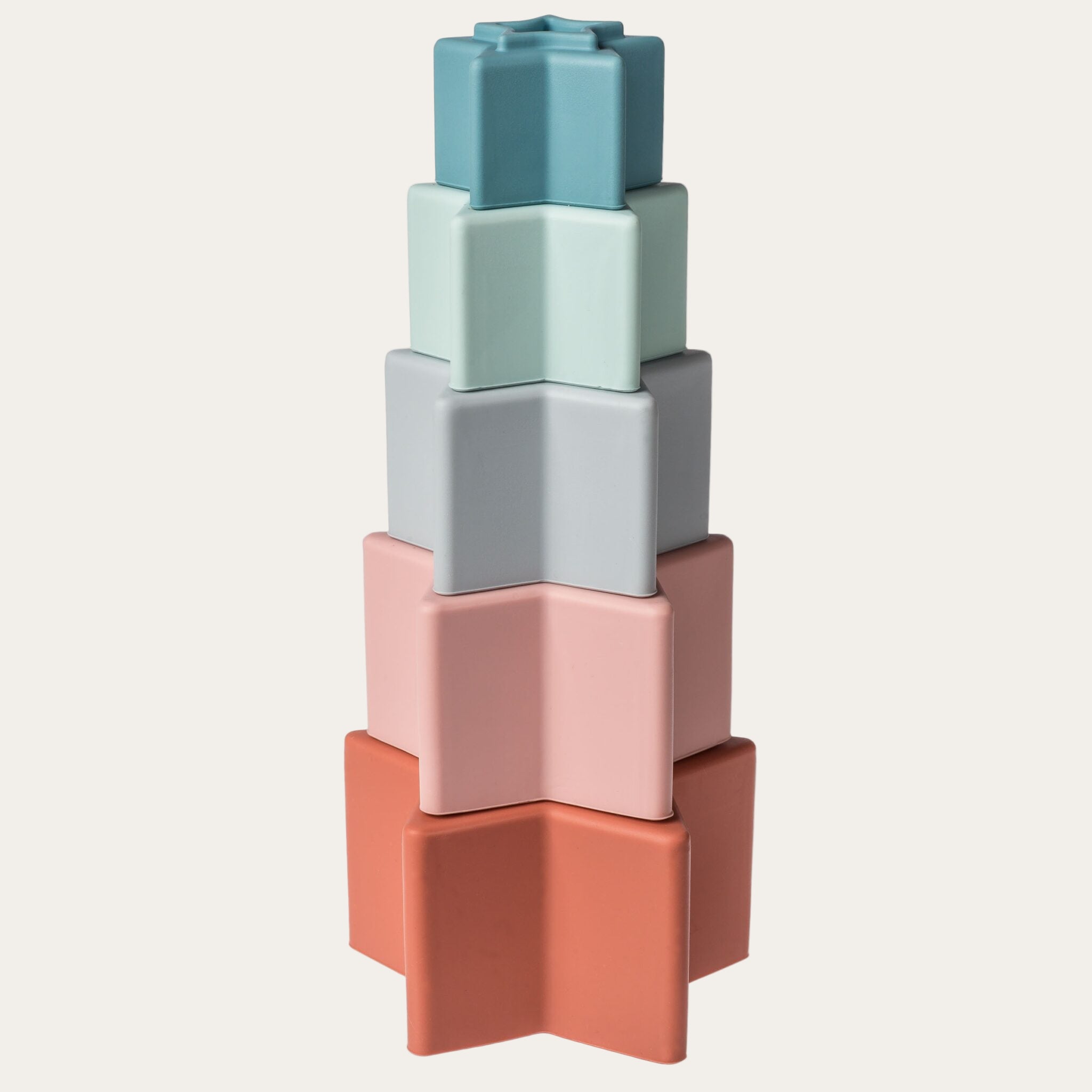 Baby toy – silicone stacking cups set