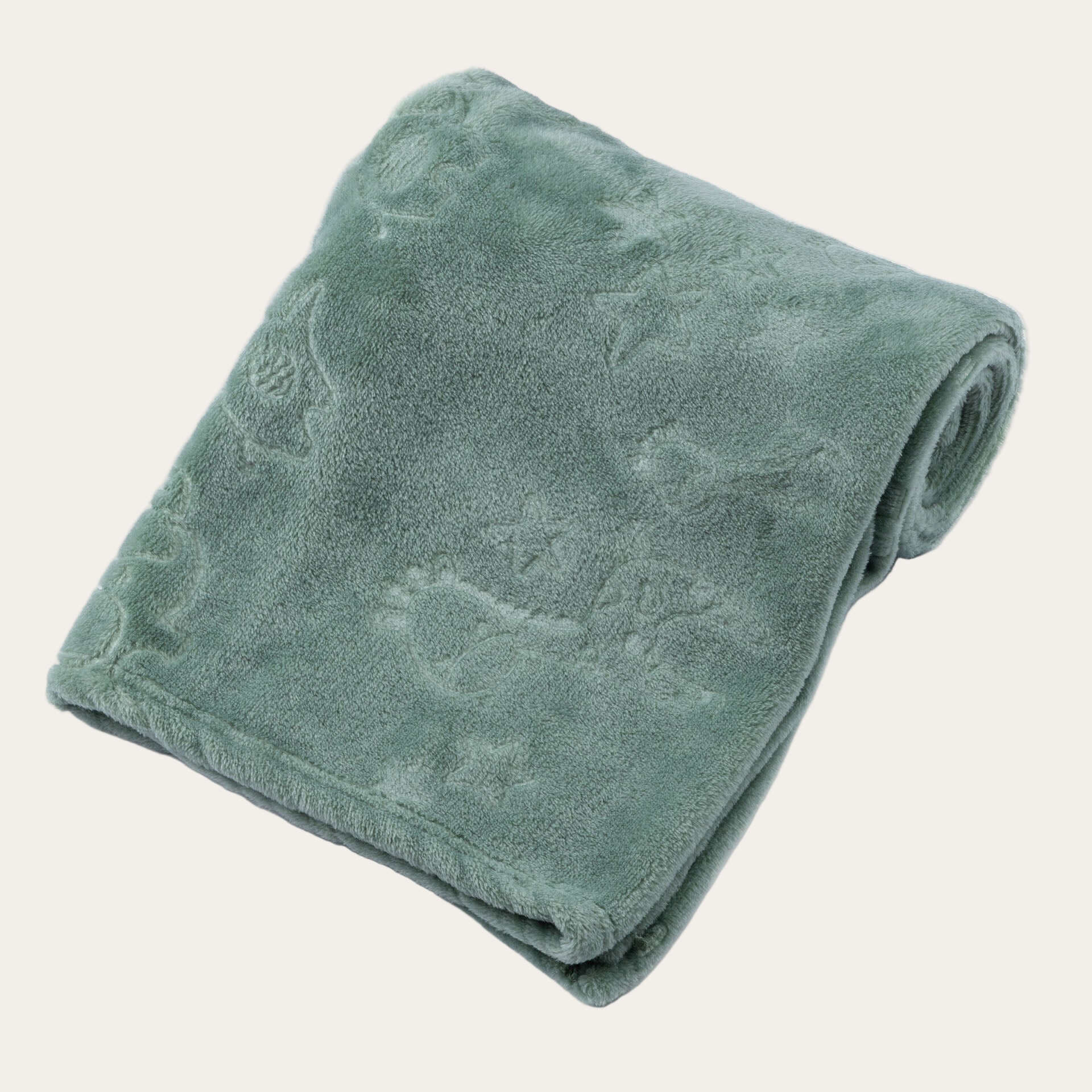 Safari Animal Baby Wrap – Sage Flannel for Newborns