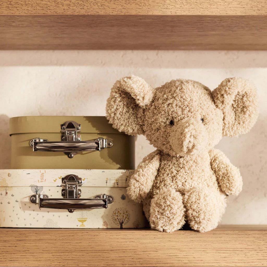 Beige Elephant Baby Comfort Toy – soft plush