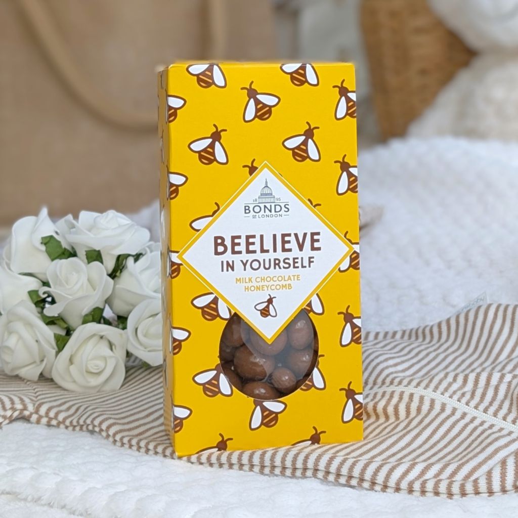 Copy Boo Chocolate Bonds Beelieve in Yourself Milk Chocolate Honeycomb - Bumbles & Boo