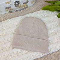 Biscuit Knit Cotton Baby Beanie Hat