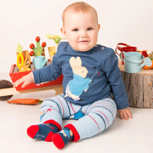 Peter Rabbit Fun With Paint blue longsleeve top
