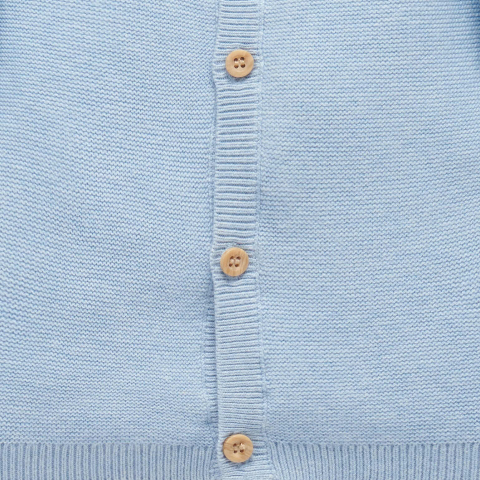 Organic cotton baby cardigan – breathable fabric