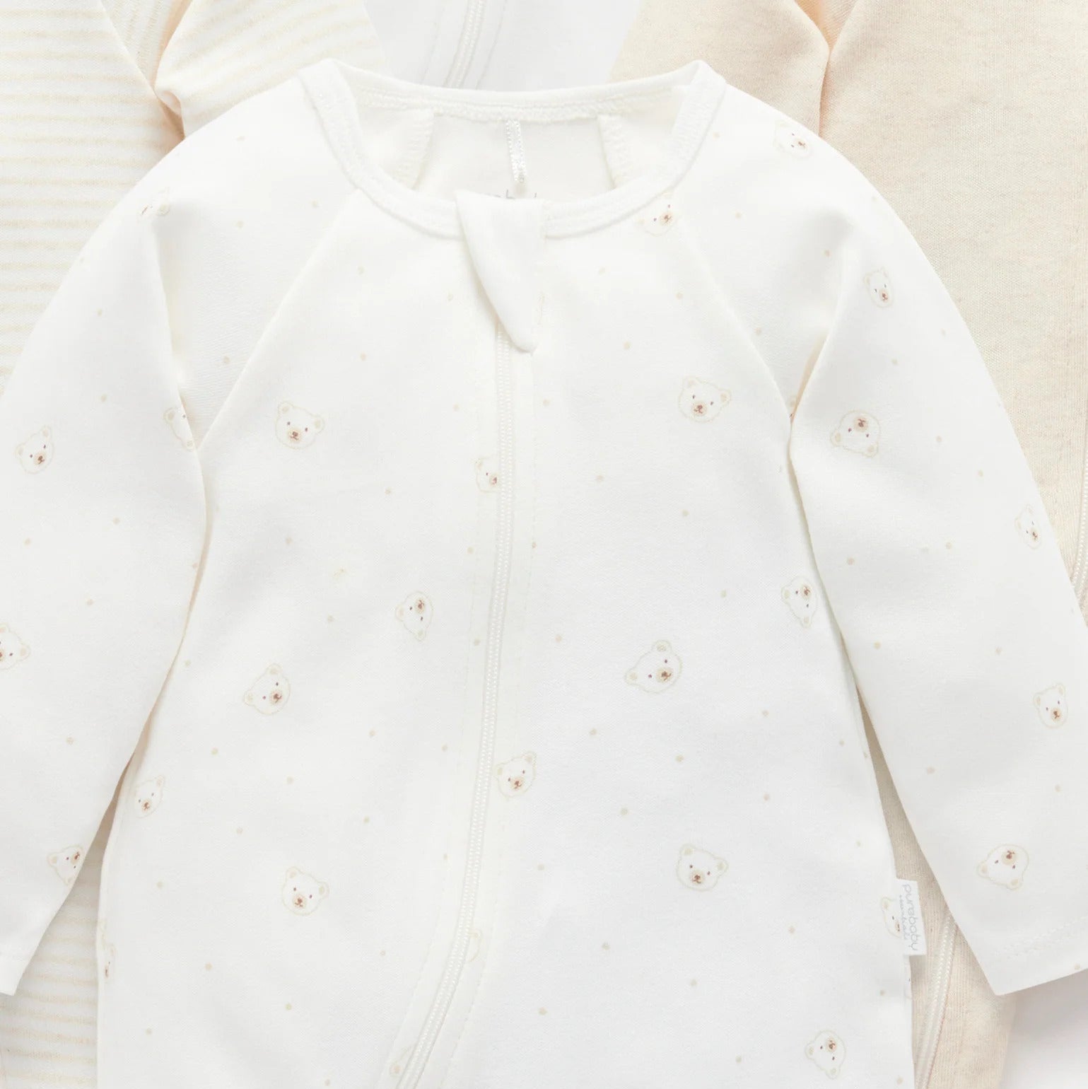 Vanilla and cream baby grow pack – unisex