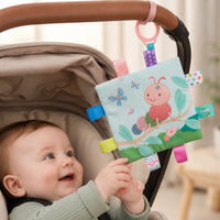 'Camilla Caterpillar' Taggies Crinkle Square by Mary Meyer Pram Toy.