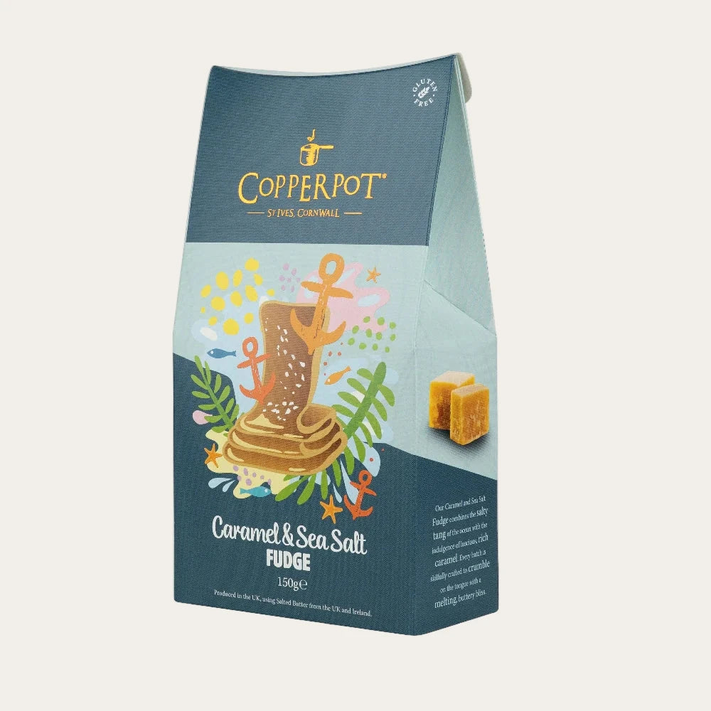 Caramel and Sea Salt Butter Fudge 150g box