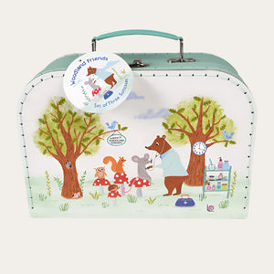 Decorative cardboard storage box for babies