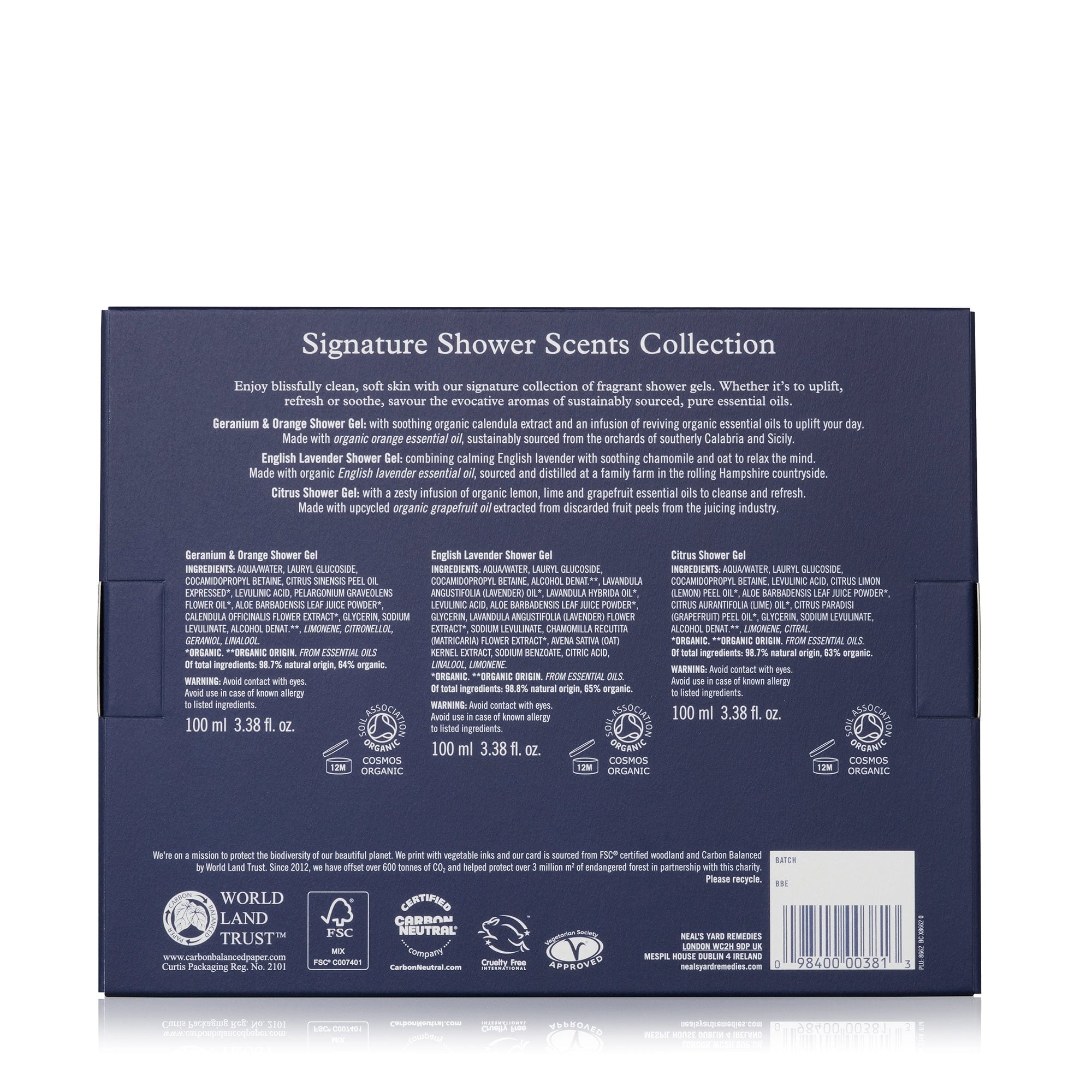 English Lavender bath and shower gel – relaxing gift set