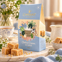 Clotted cream fudge in a box 