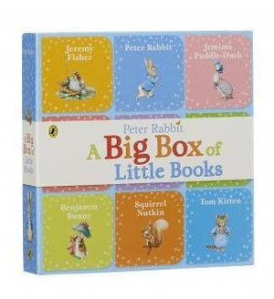 Colourful Peter Rabbit mini board books in keepsake box