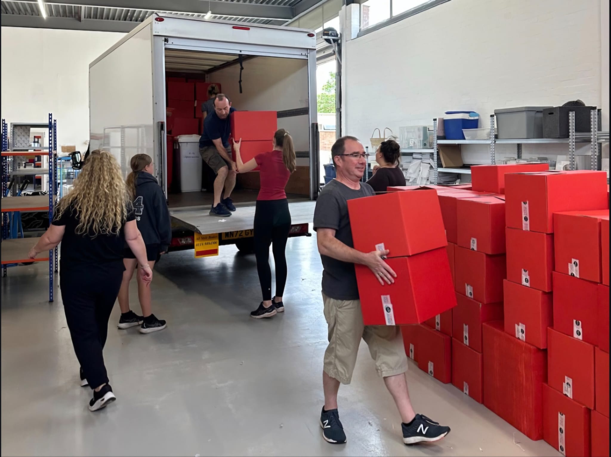 The cowshed moving day