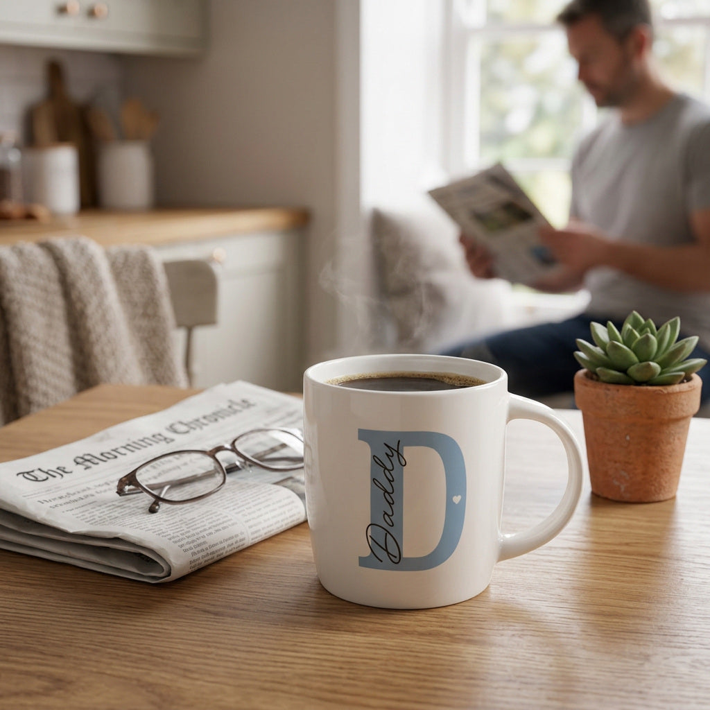 Blue Daddy Mug – new dad gift idea