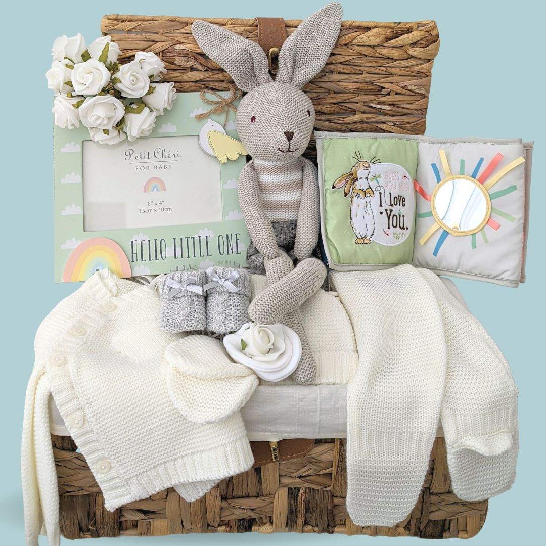 Unique baby gifts basket