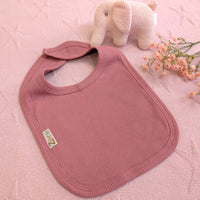Baby Girl Dusky Pink Eco Friendly Bib (matching hat available) Bandana Bib.