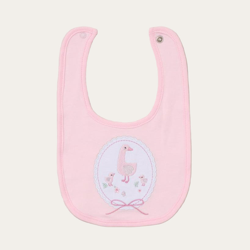 Goose Print Sleepsuit with Matching Accessories for Baby Girl