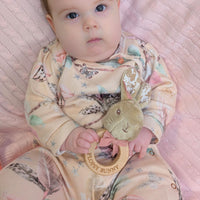 Beatrix Potter Flopsy Wooden Baby Ring Rattle Rattle.