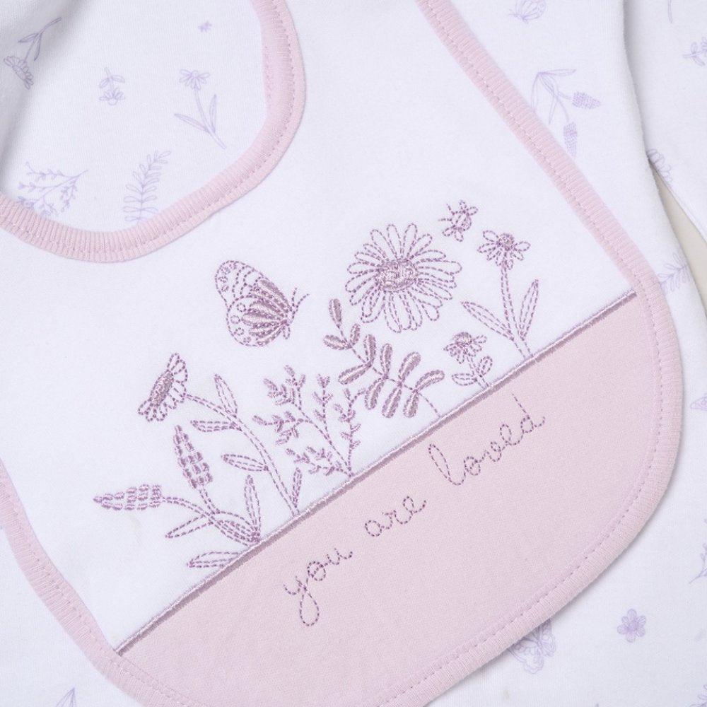 Floral baby girl clothing gift set for Newborn to 3-6 months