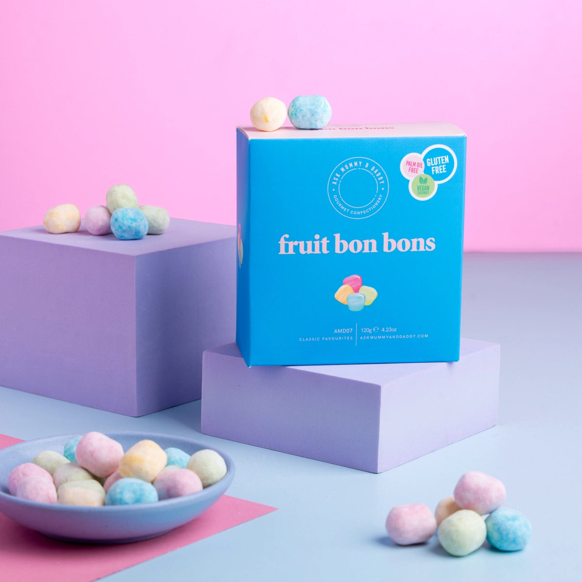 Blue Fruit Bon Bons Gift Box – Vegan and Gluten Free