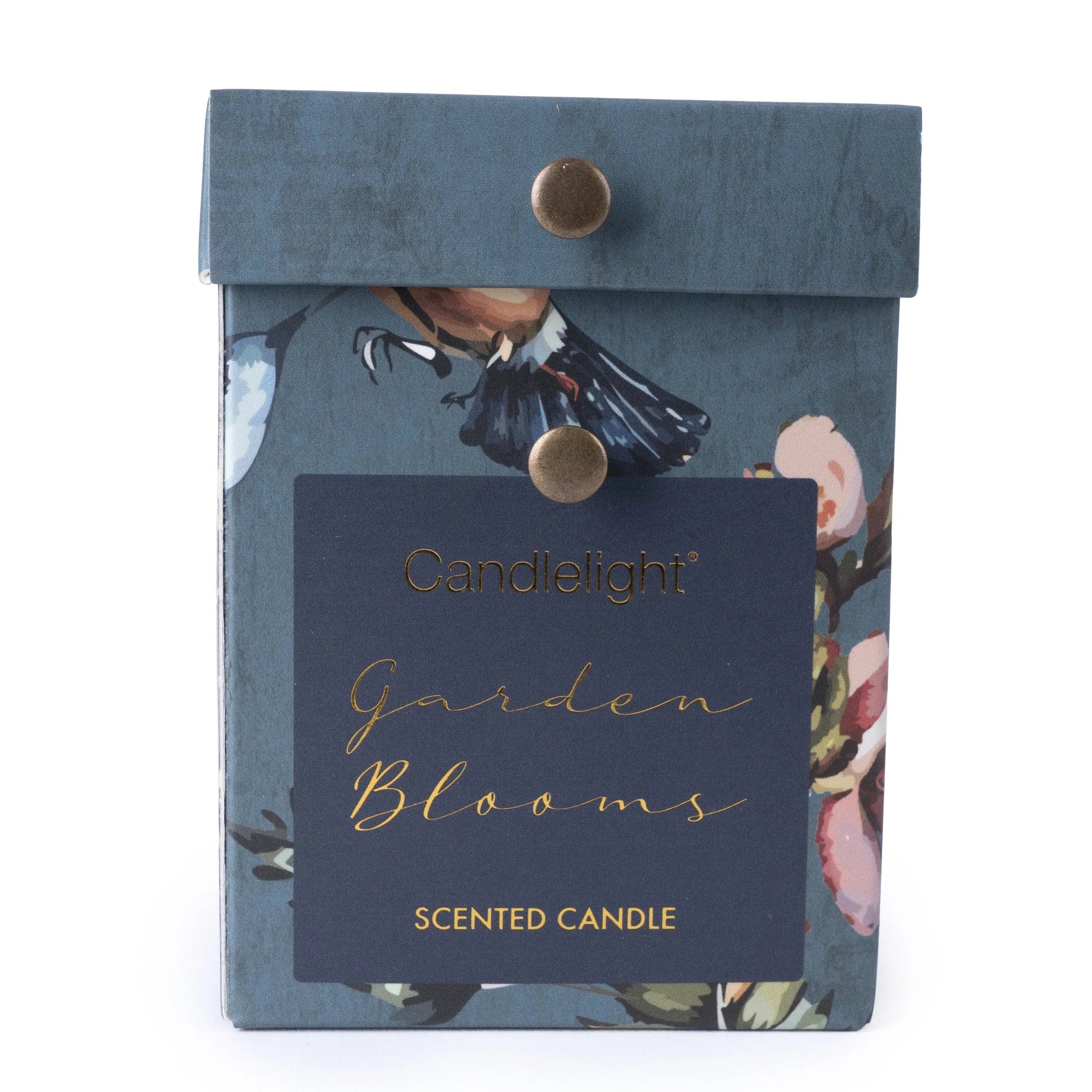 Blue scented candle for new mums