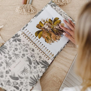 Gender Neutral Jungle Baby Keepsake Book