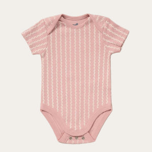 Rose Pink Baby Girl Gift Set with Delicate Patterns