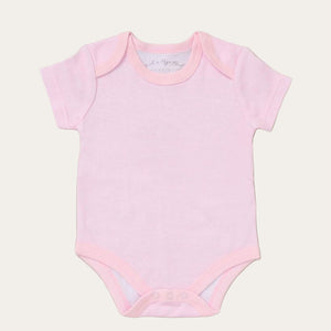 Pale Pink Baby Bodysuit in Cotton – Part of Gift Set