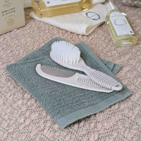 Sage Green Baby Waffle Face Cloth 100% Cotton | Reversible & Gentle | 30x30cm Baby Bath & Body.
