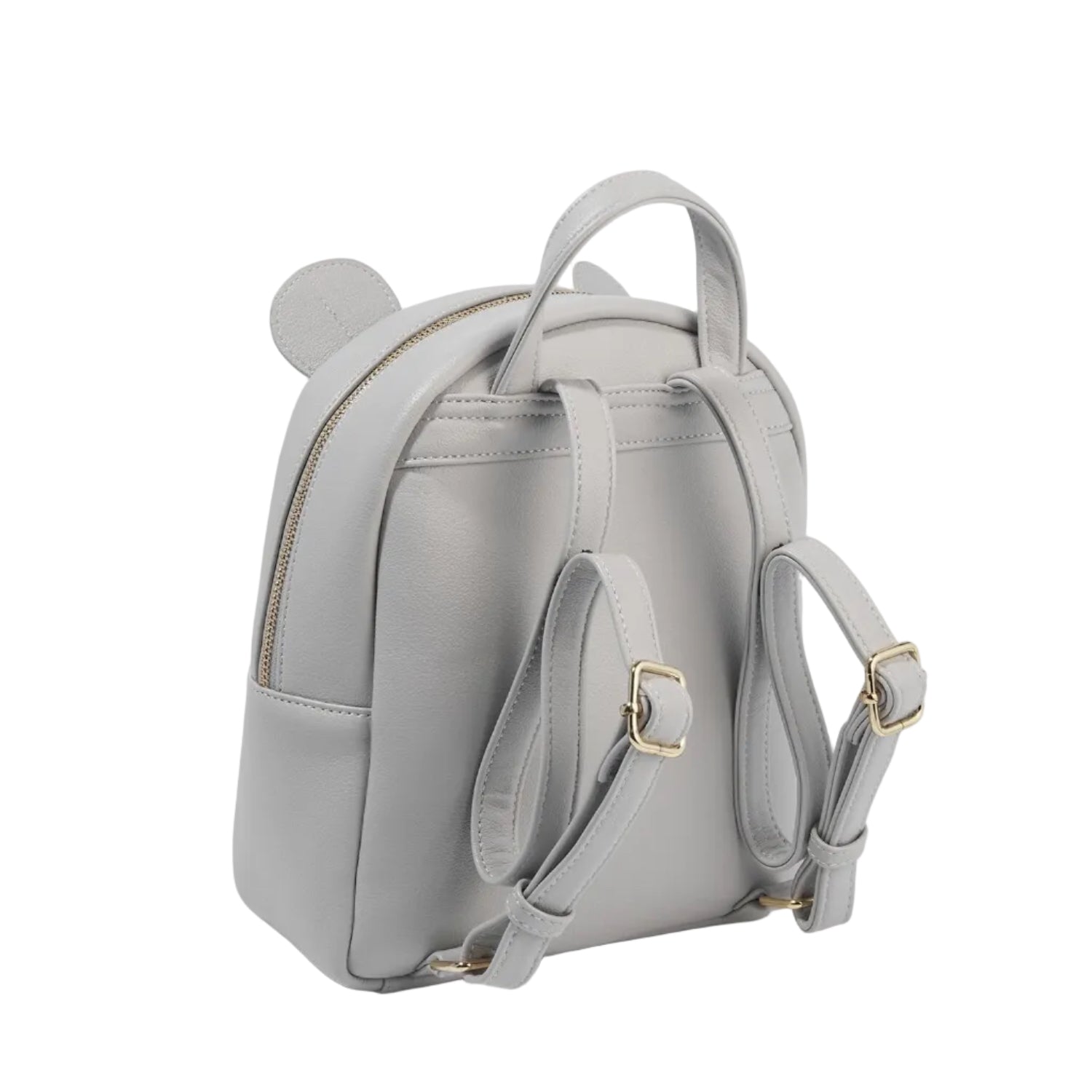 Grey children's backpack featuring ear details