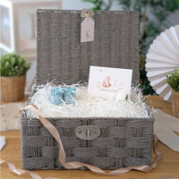 Grey rope hamper basket for design your own hampers