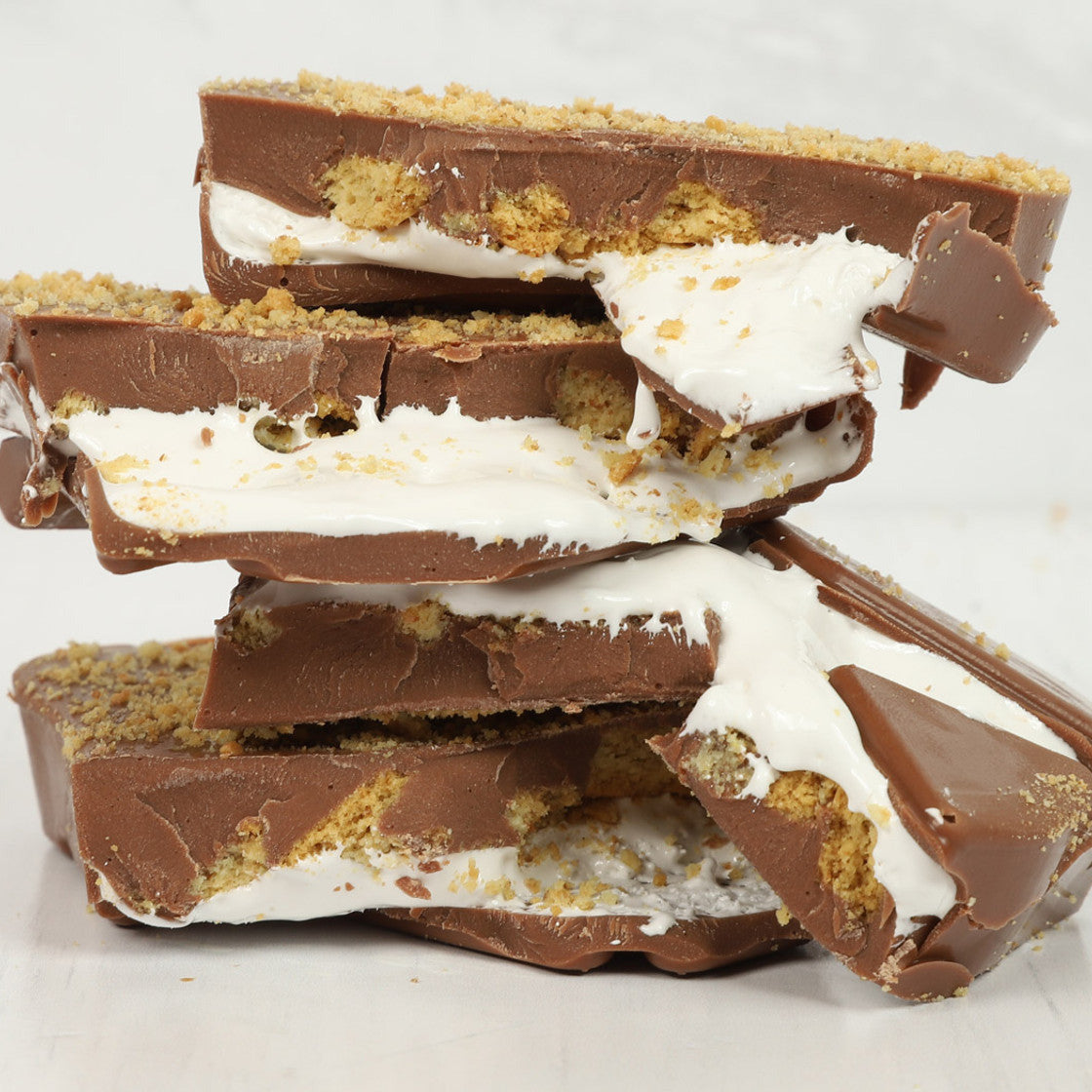 Handmade S’mores Milk Chocolate Slab – Belgian Chocolate
