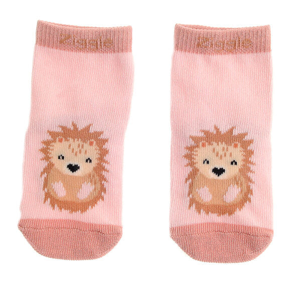 Hedgehog baby leggings with matching socks