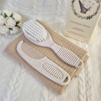 Baby Brush & Comb Set  Natural Materials, Ivory Baby Brush Set.