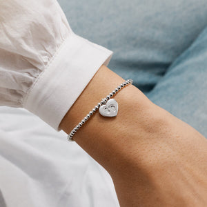 Joma Jewellery Little Bundle of Joy bracelet with sentiment card
