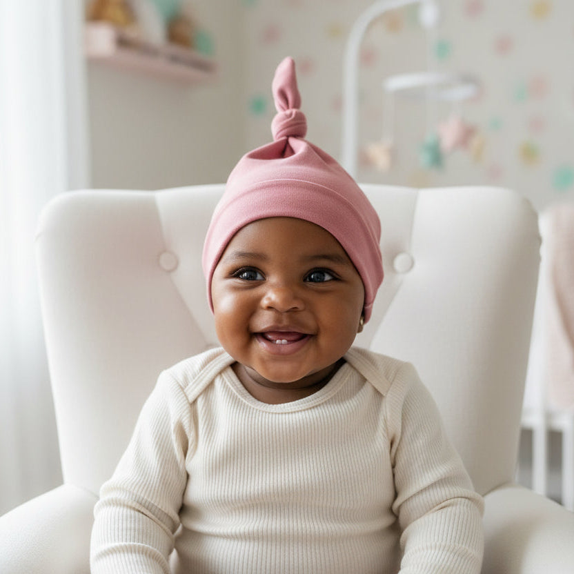 Juneberry' Knotted Hat Design Baby Hat.