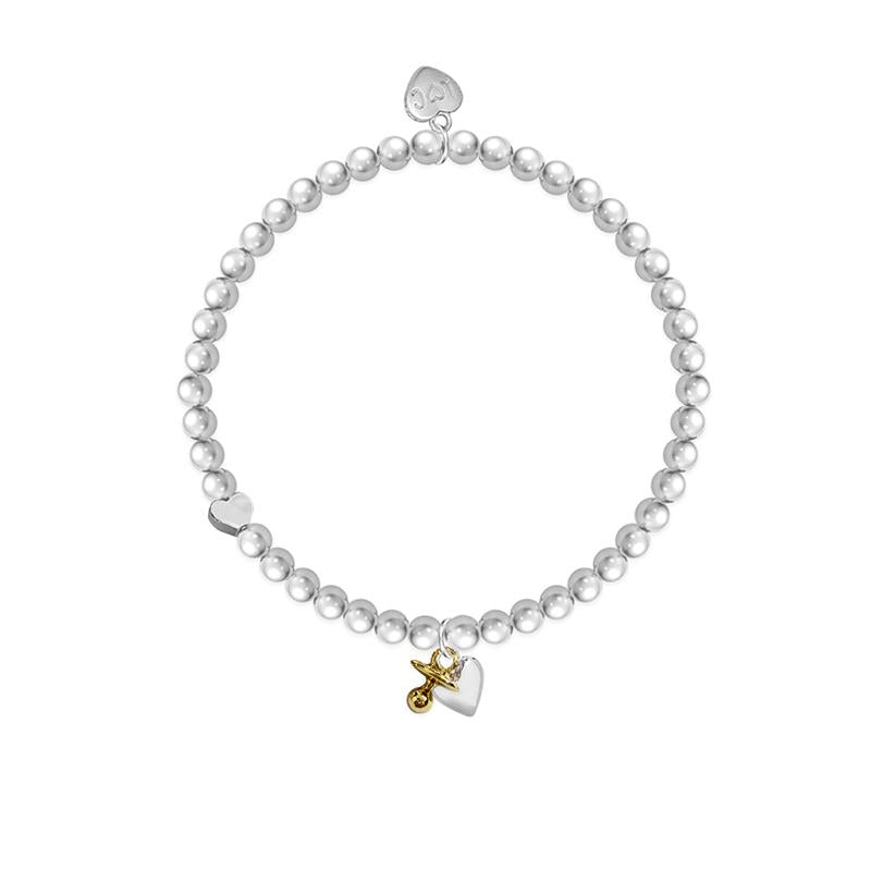 Just Because Baby Shower Bracelet with Charm