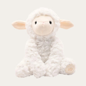 White plush lamb soft toy