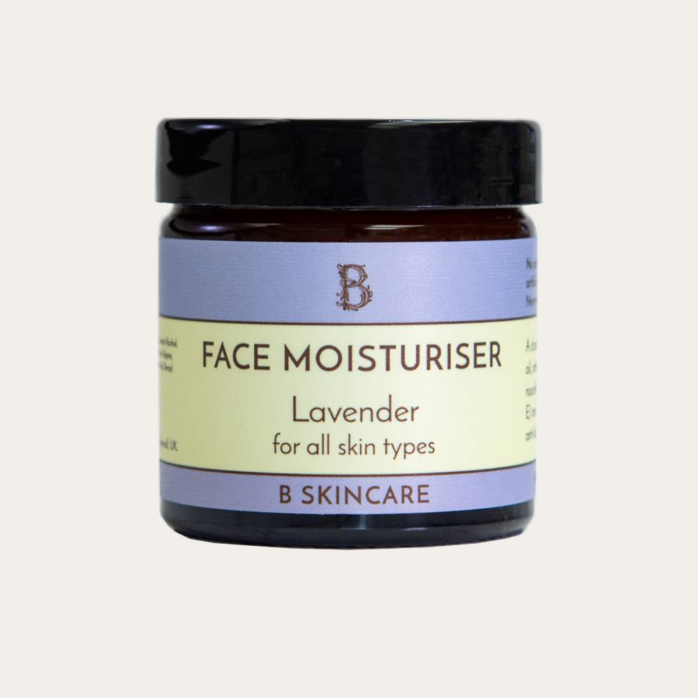 Natural lavender face cream for all skin types