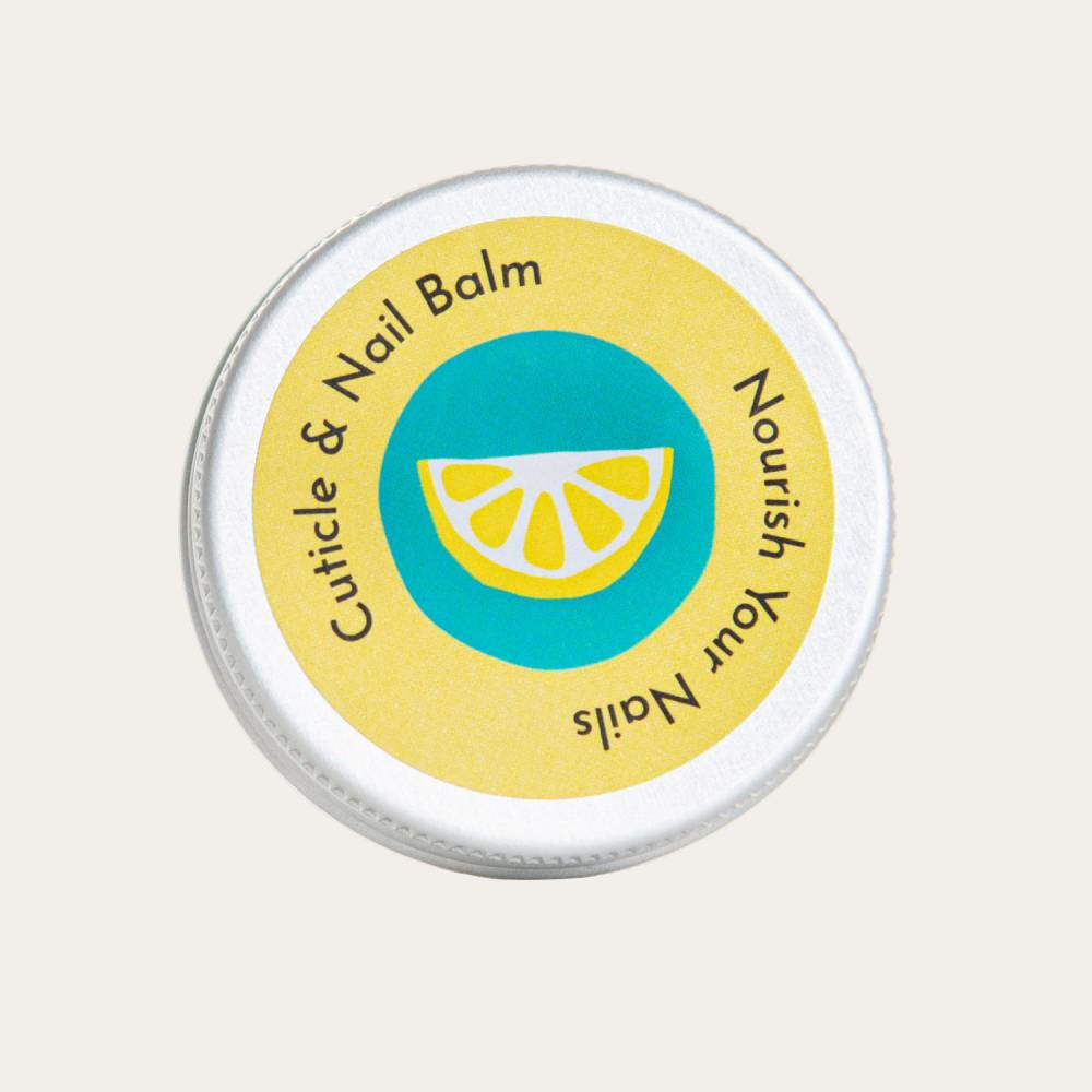 Lemon cuticle and nail balm in 7g tin