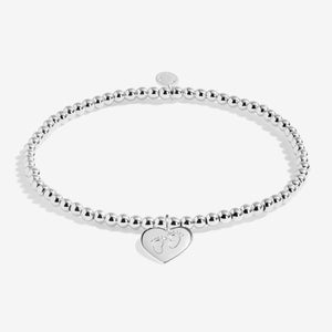 Silver Little Bundle of Joy bracelet gift for a new mum