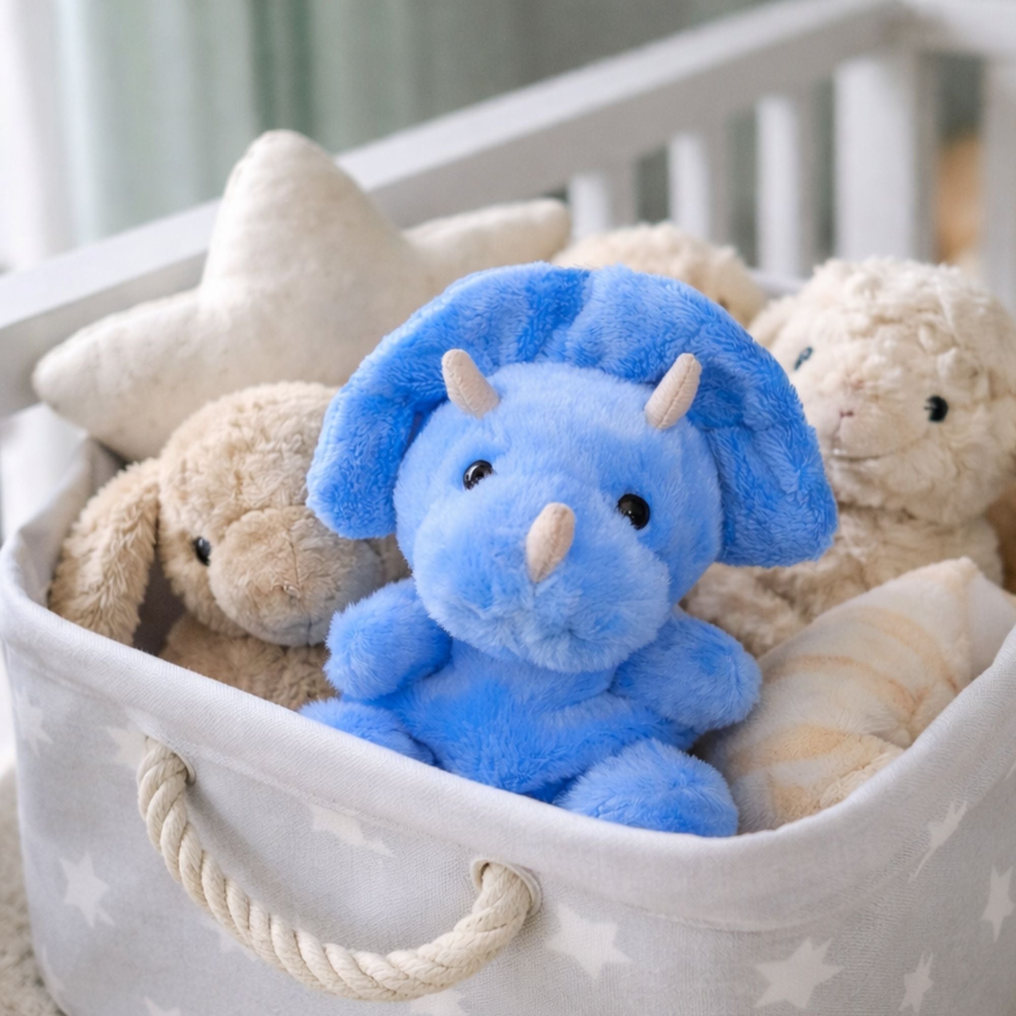 Palm Pals Tank Triceratops Soft Toy