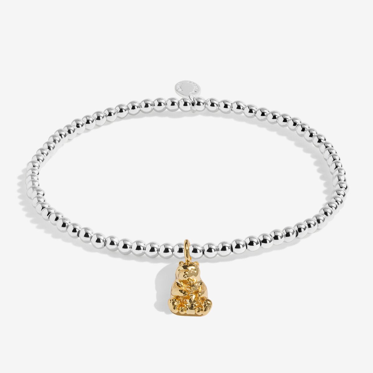 Silver and gold Mama Bear bracelet gift by Joma Jewellery