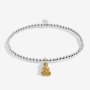 Silver and gold Mama Bear bracelet gift by Joma Jewellery