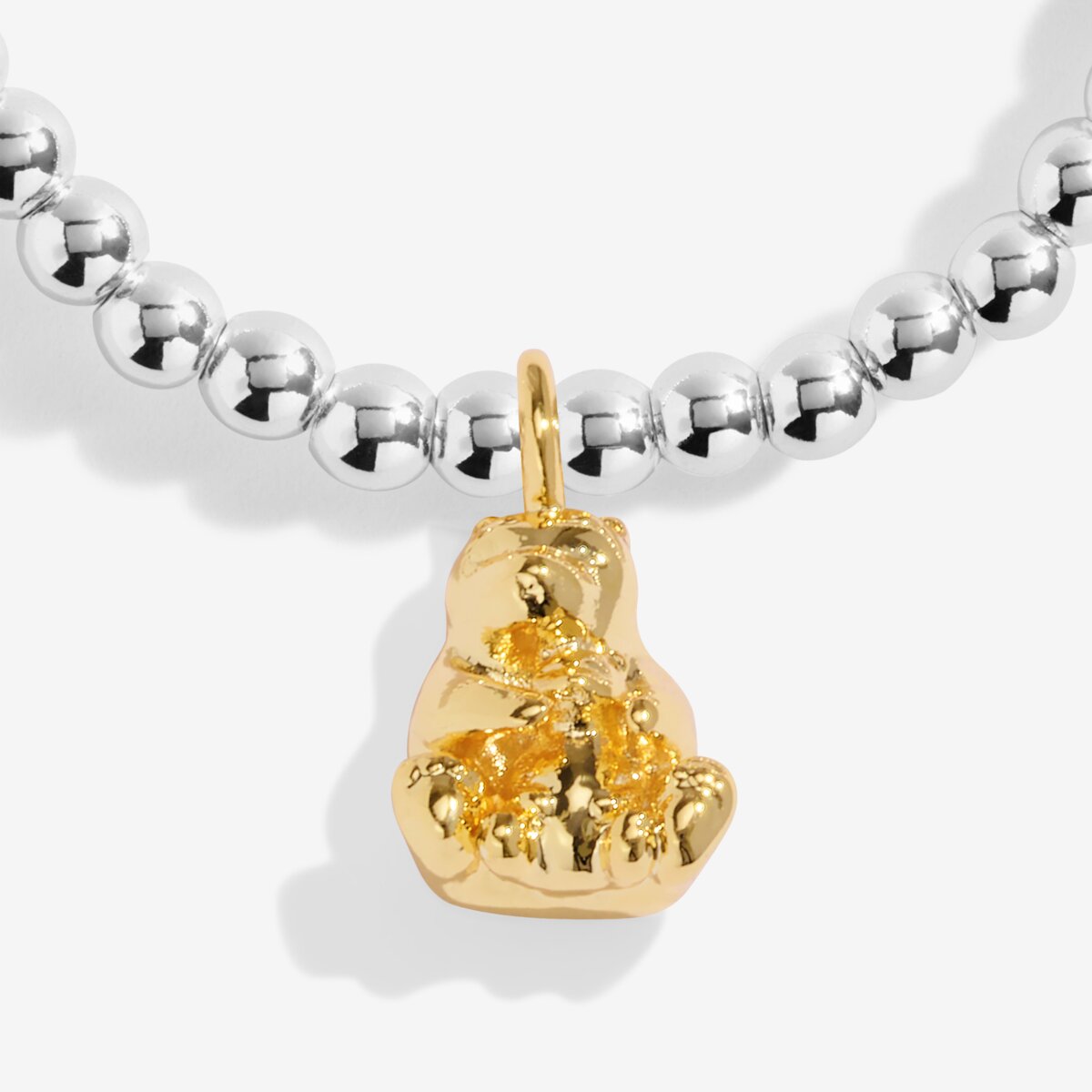 Joma Jewellery Mama Bear silver and gold bracelet on sentiment card