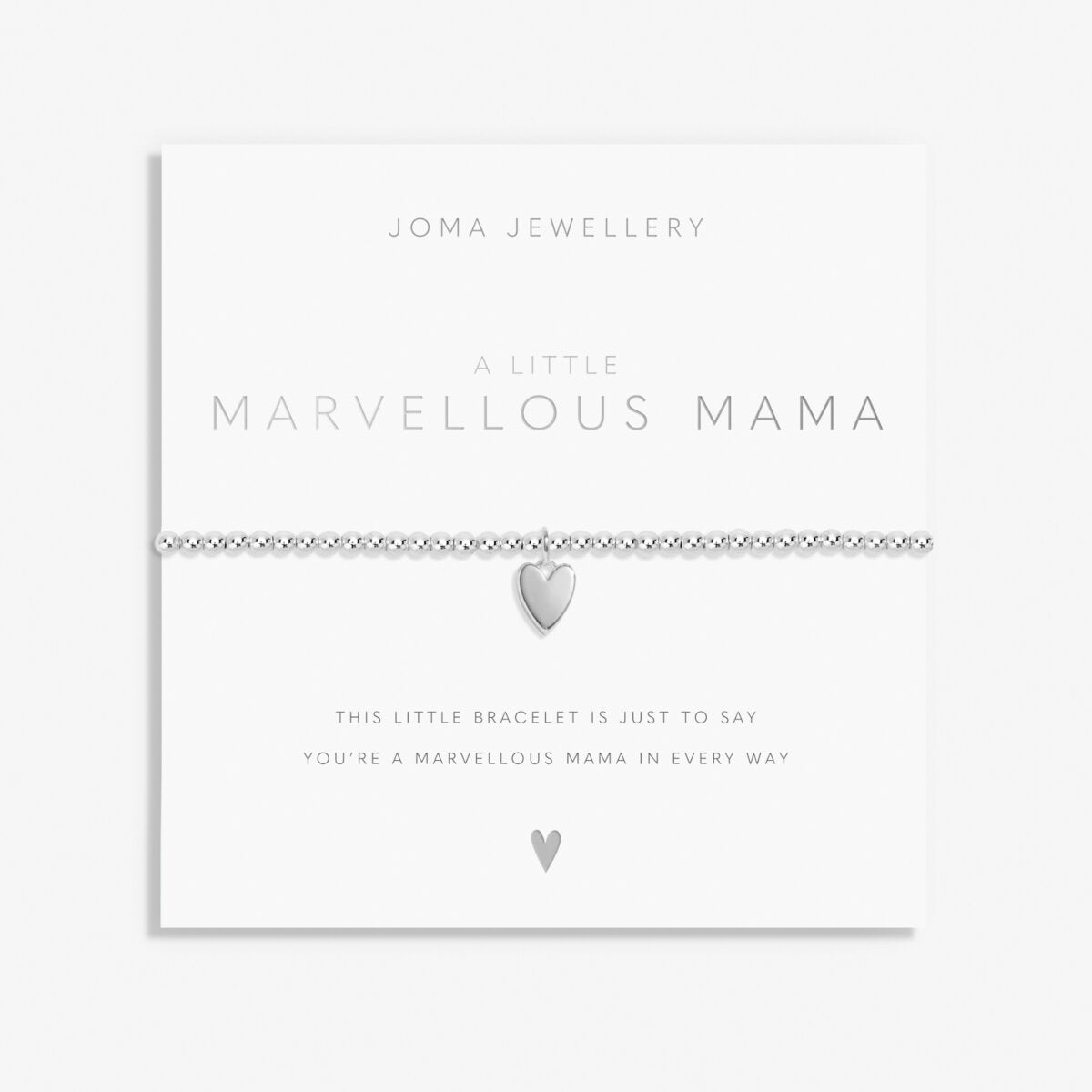 Silver Marvellous Mama bracelet gift by Joma Jewellery